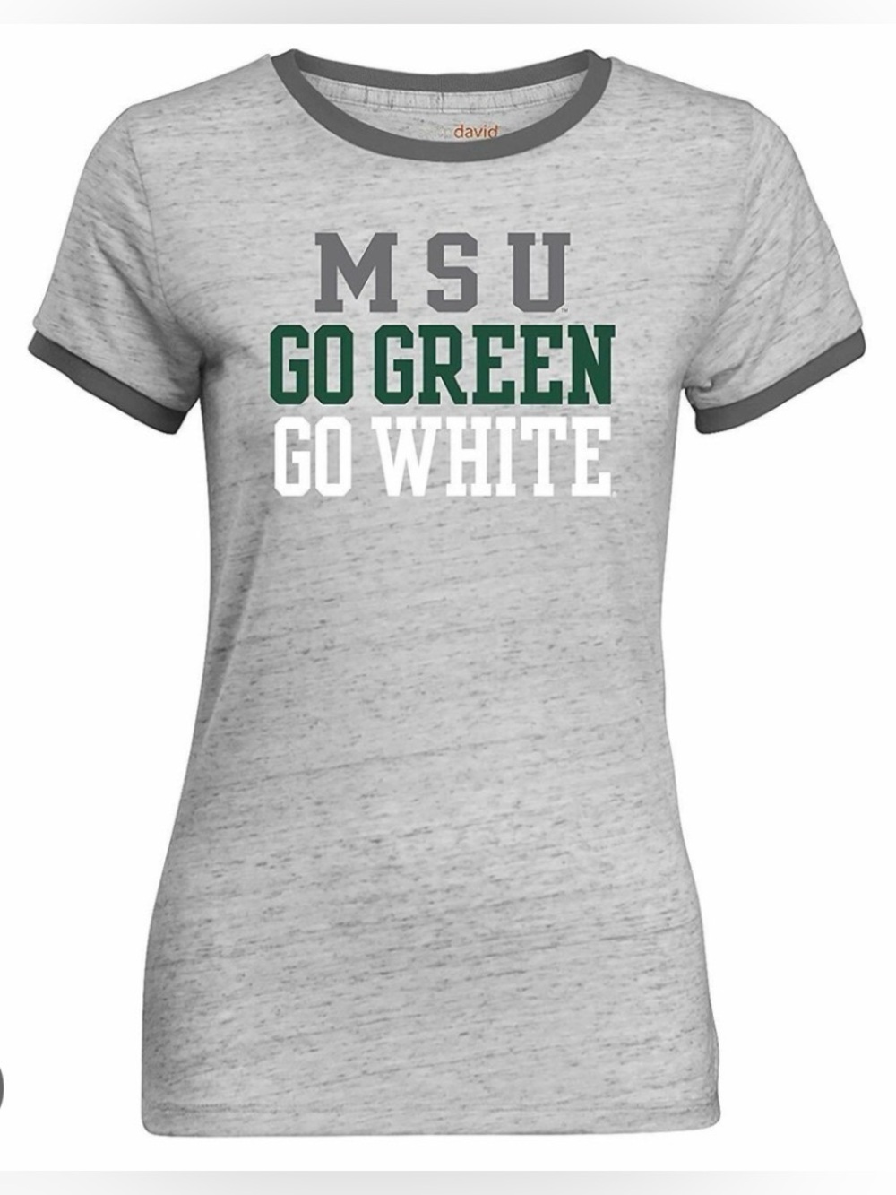 NWT [Camp David] Michigan State Spartans NCAA MSU Short-Sleeve Shirt Women’s L - Picture 2 of 10